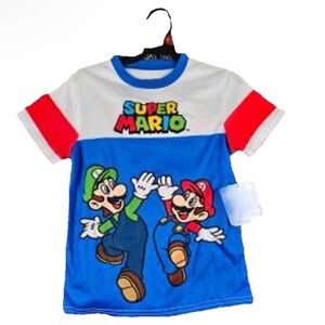 Super Mario Bros T Shirt Size L 10-12